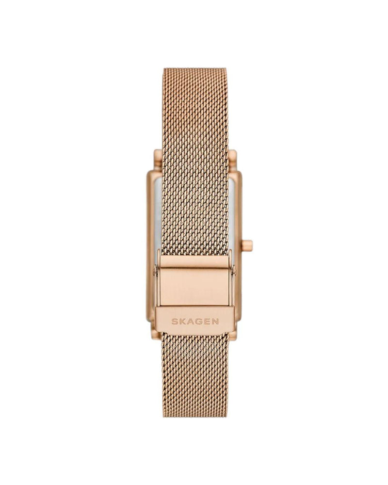 Skagen Hagen Lille SKW3095 analog damklocka med vit urtavla och armband i rostfritt stål