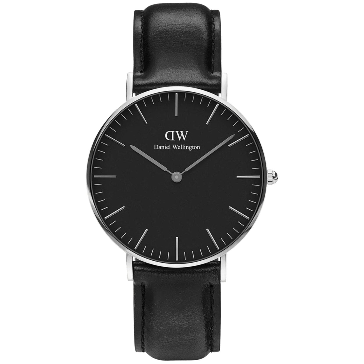 Daniel Wellington Classic Sheffield DW00100133 analog herrklocka med svart urtavla och armband i läder