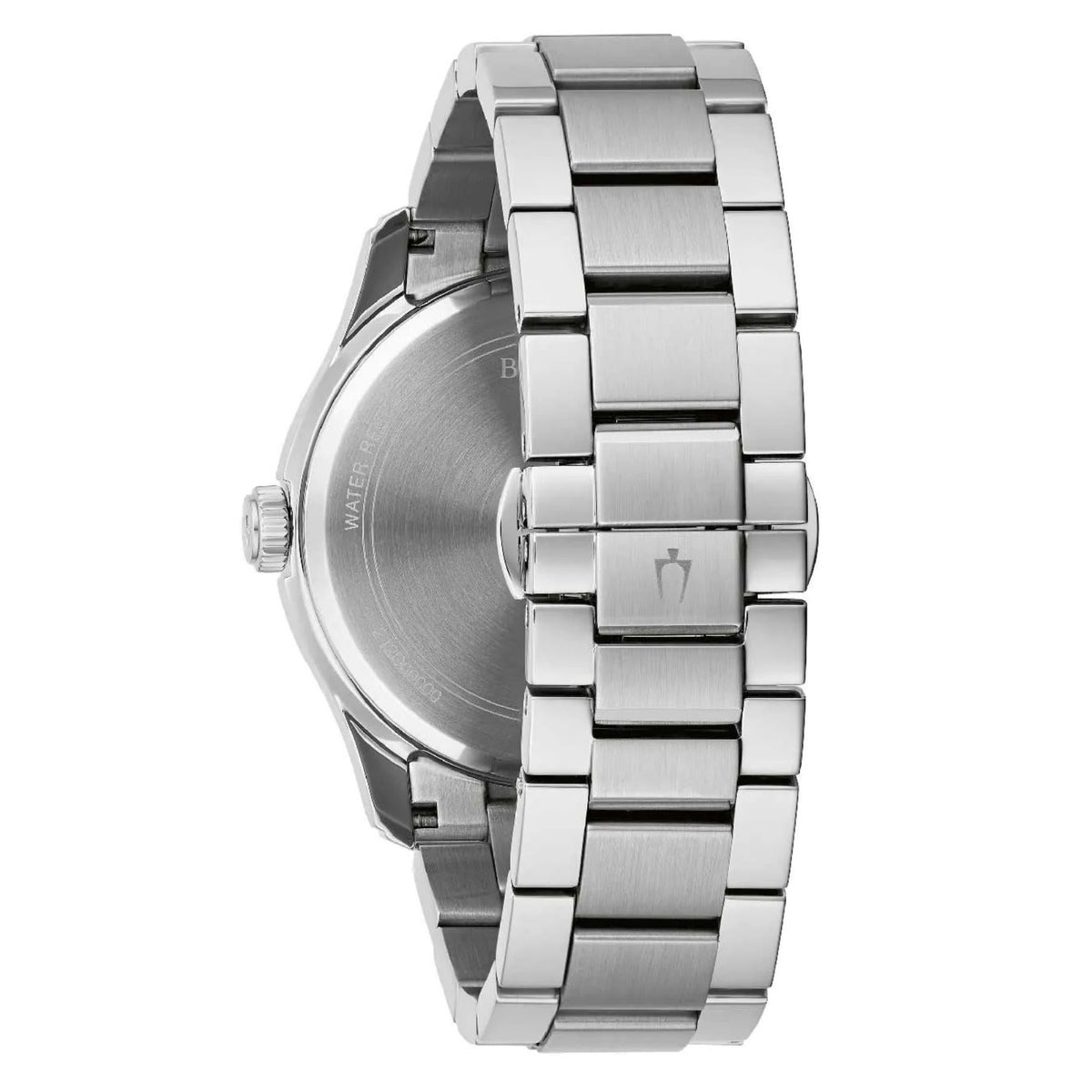 Bulova Classic 96B391 analog herrklocka med silver urtavla och armband i rostfritt stål