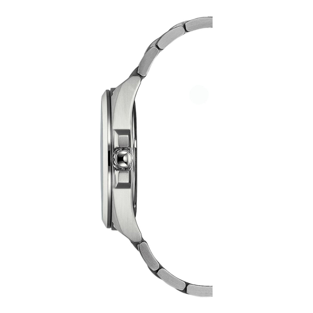 Citizen Eco-Drive BM7108-81L analog herrklocka med blå urtavla och armband i rostfritt stål