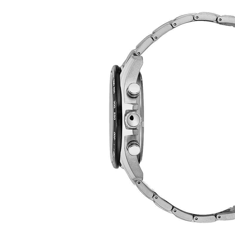 Citizen Super Titanium CA4444-82L analog herrklocka med blå urtavla och armband i rostfritt stål