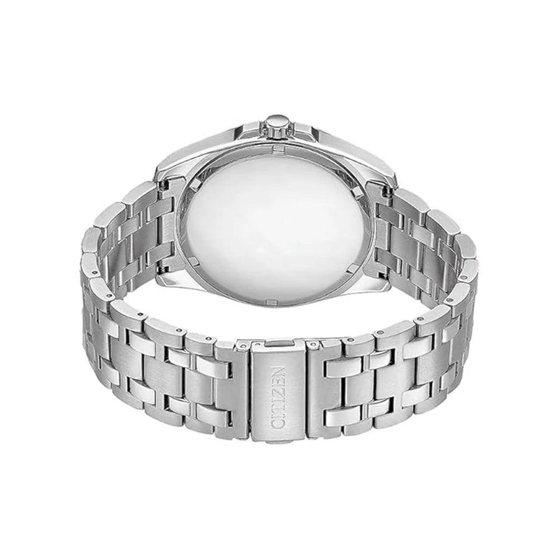 Citizen Classic BM7108-81A analog herrklocka med vit urtavla och armband i rostfritt stål
