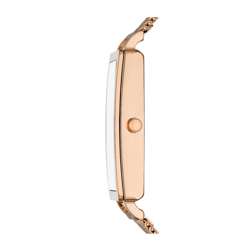 Skagen Hagen Lille SKW3095 analog damklocka med vit urtavla och armband i rostfritt stål