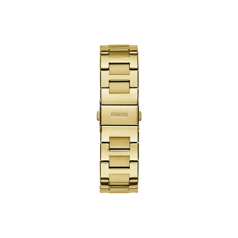 Guess Dress Equality GW0769L2 analog damklocka med guld urtavla och armband i rostfritt stål