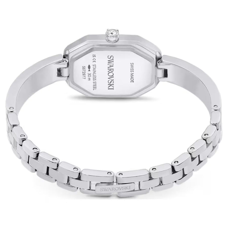 Swarovski Dextera bangle 5672977 analog damklocka med silver urtavla och armband i rostfritt stål