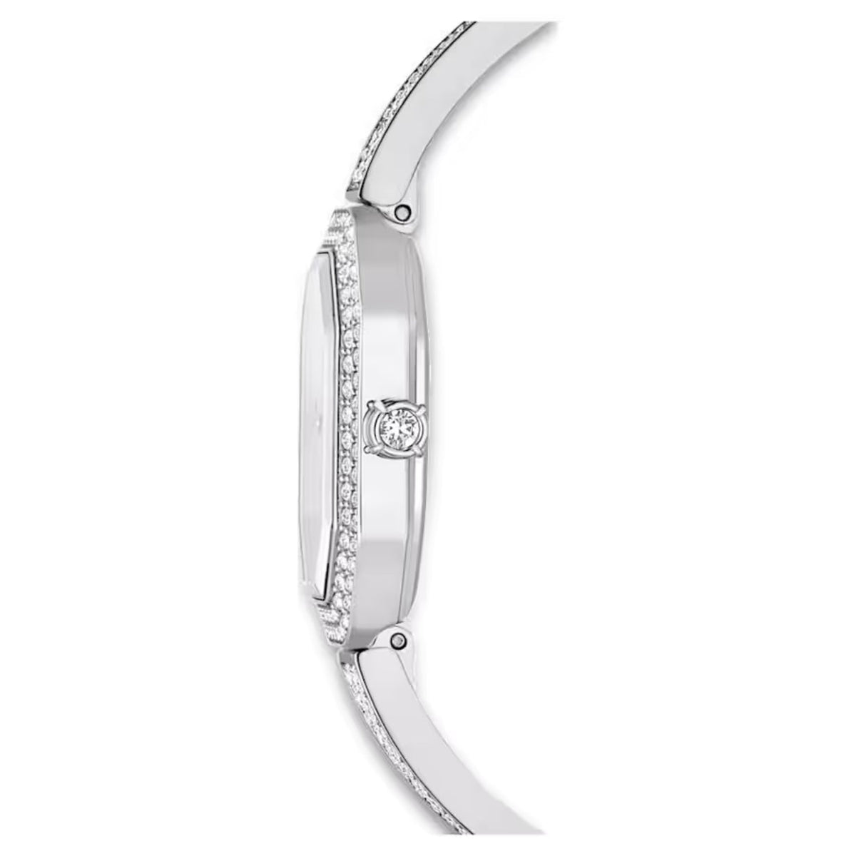 Swarovski Dextera bangle 5672977 analog damklocka med silver urtavla och armband i rostfritt stål