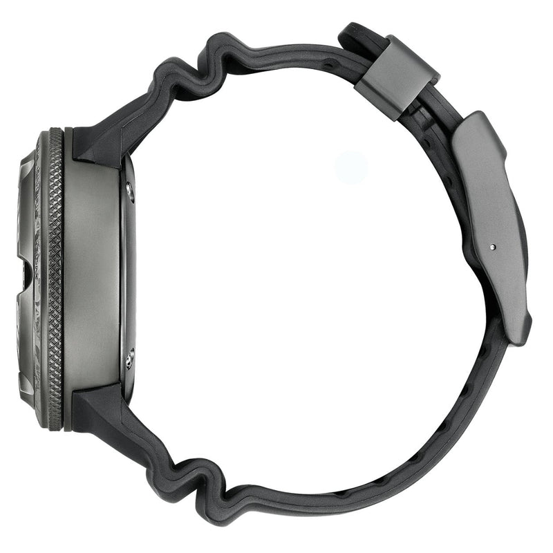 Citizen PROMASTER Godzilla BJ8059-03Z analog herrklocka med rött urtavla och armband i gummi