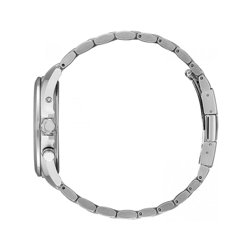 Citizen Radio Controlled CB0220-85E analog herrklocka med svart urtavla och armband i rostfritt stål