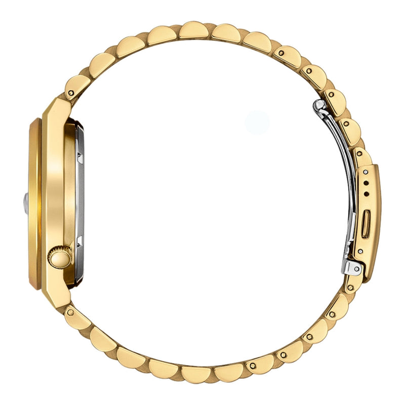 Citizen Tsuyosa Automatic NJ0153-82X analog herrklocka med rött urtavla och armband i rostfritt stål
