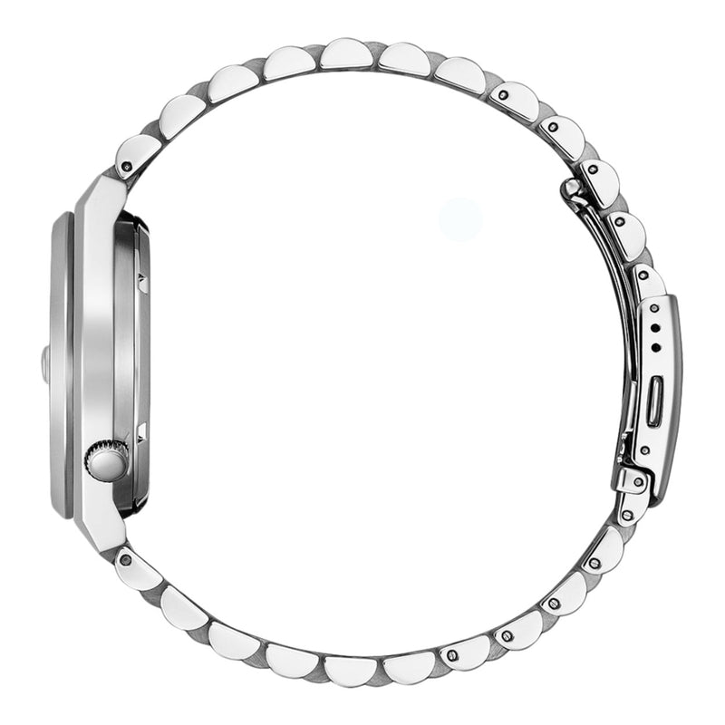Citizen TSUYOSA Automatic NJ0151-88X analog herrklocka med blå urtavla och armband i rostfritt stål