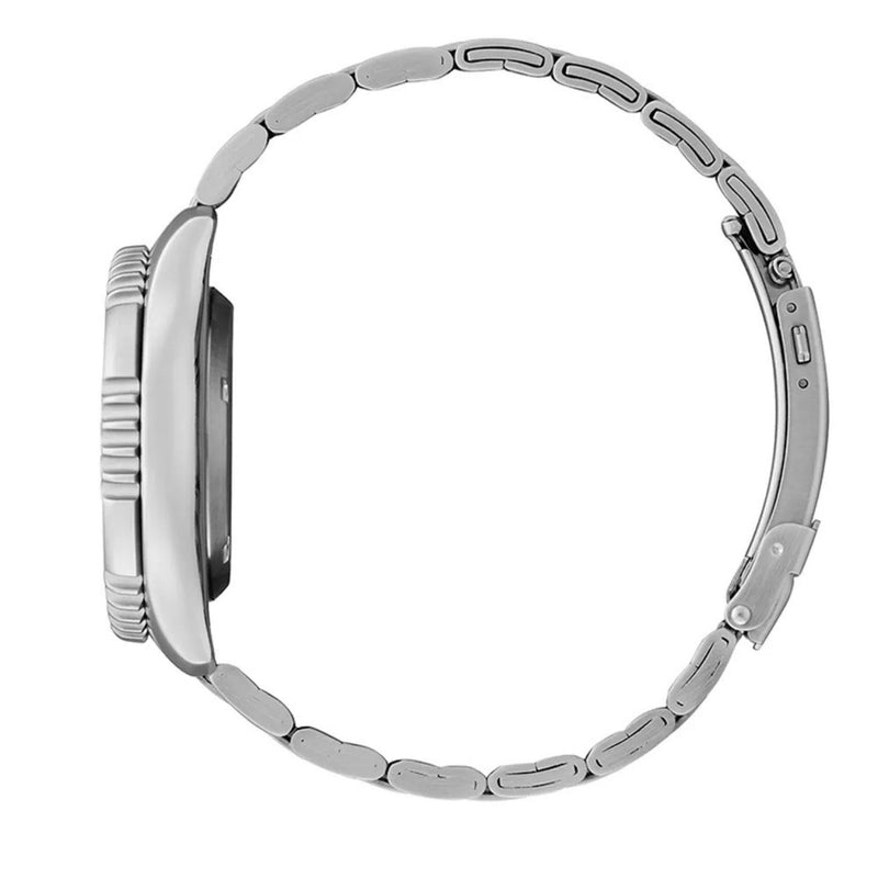 Citizen Promaster Automatik NY0084-89EE analog herrklocka med svart urtavla och armband i rostfritt stål
