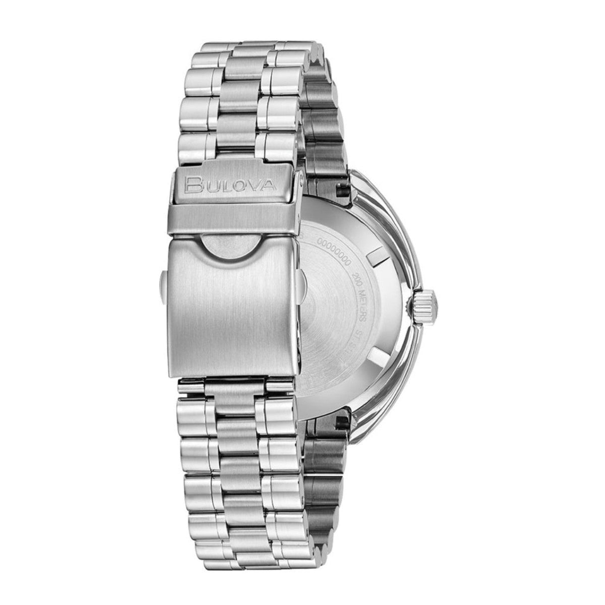 Bulova Oceanographer 96B322 analog herrklocka med grön urtavla och armband i rostfritt stål