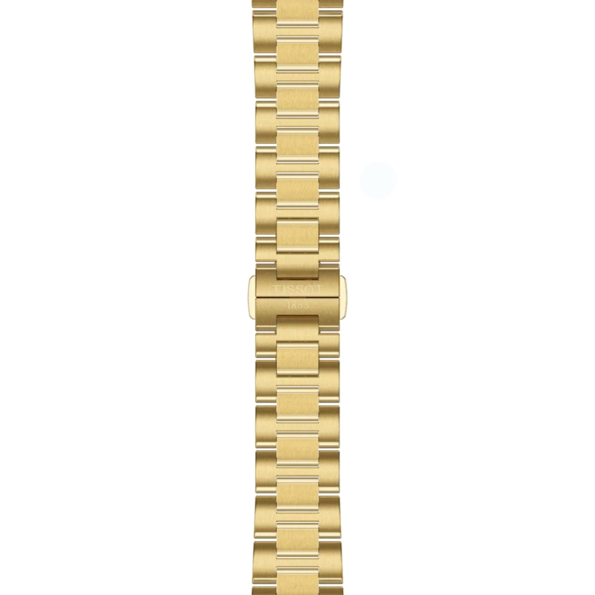 Tissot PRC 100 Solar T151.822.33.021.00 analog damklocka med guld urtavla och armband i rostfritt stål