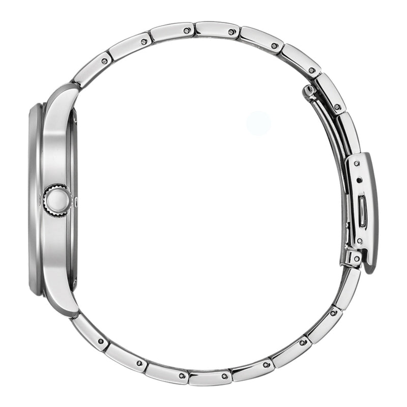 Citizen Classic Eco-Drive BM8550-81AC analog herrklocka med vit urtavla och armband i rostfritt stål
