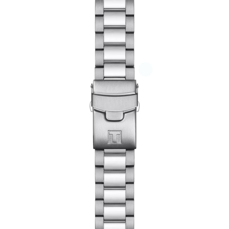 Tissot Seastar 1000 T120.417.11.041.01 analog herrklocka med blå urtavla och armband i rostfritt stål