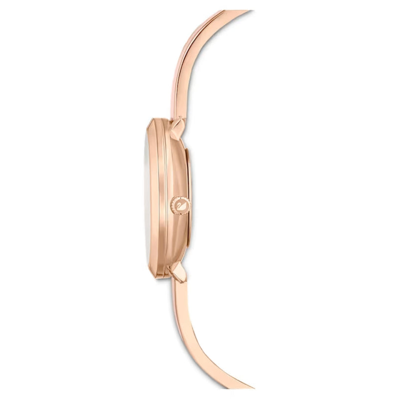 Swarovski Crystalline Deligh 5642221 analog damklocka med vit urtavla och armband i rostfritt stål