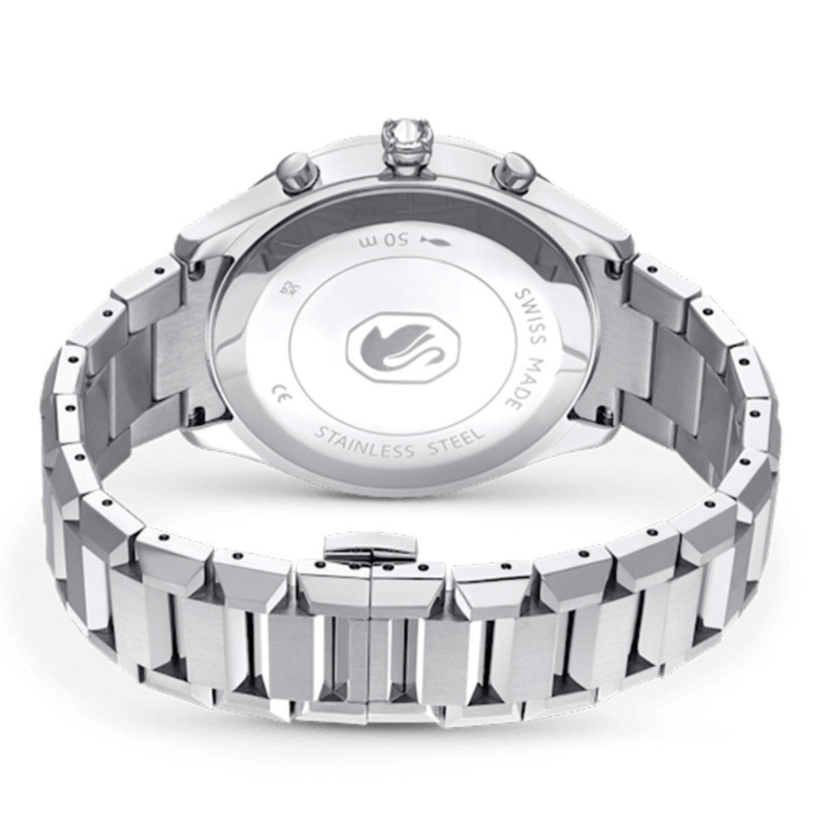Swarovski Dextera 5641297 analog damklocka med silver urtavla och armband i rostfritt stål