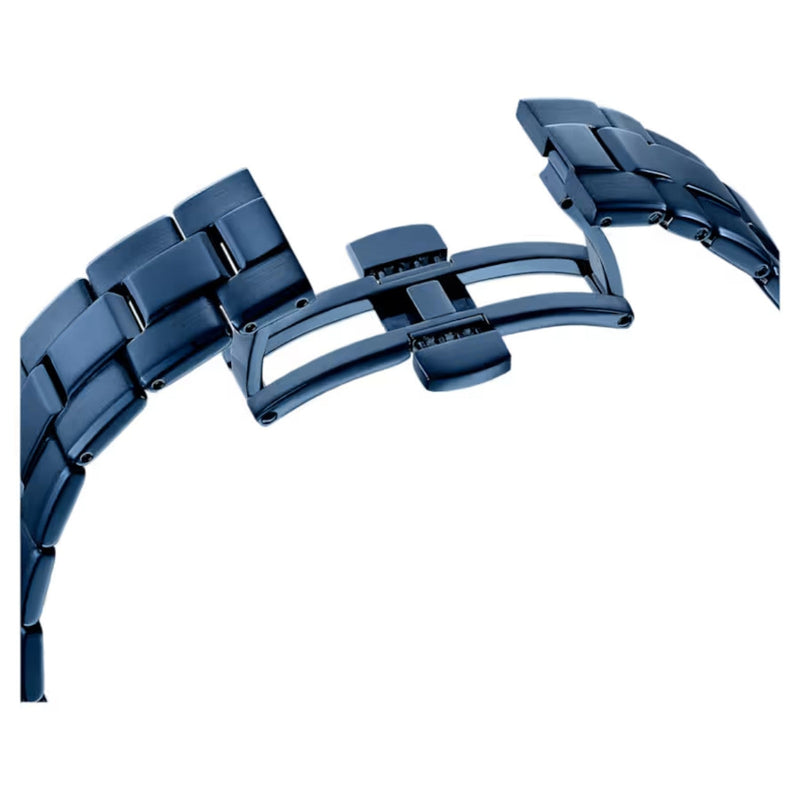 Swarovski Octea lux sport 5610475 analog damklocka med blå urtavla och armband i rostfritt stål
