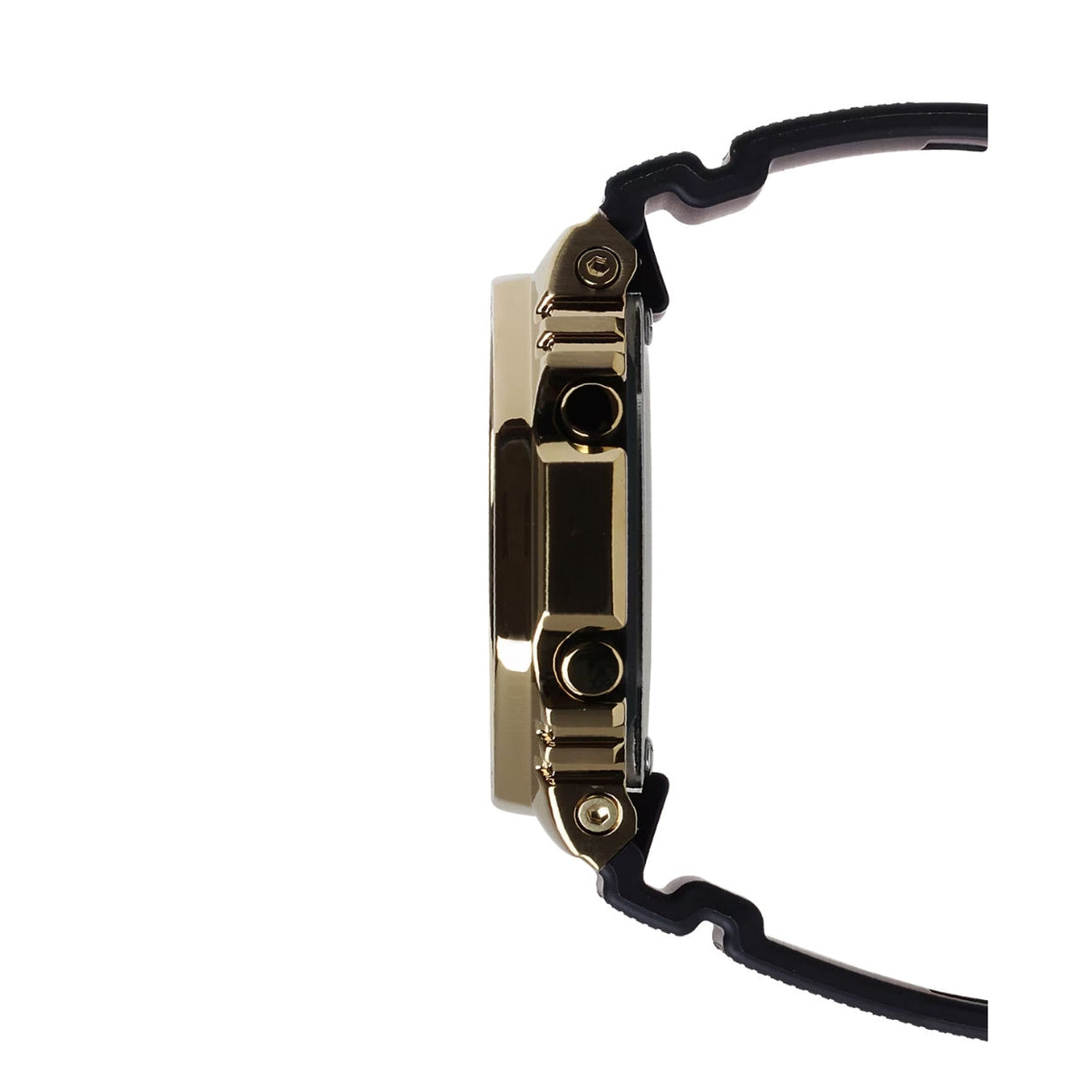 Casio G-Shock GM-2100G-1A9ER analog herrklocka med svart urtavla och armband i resin