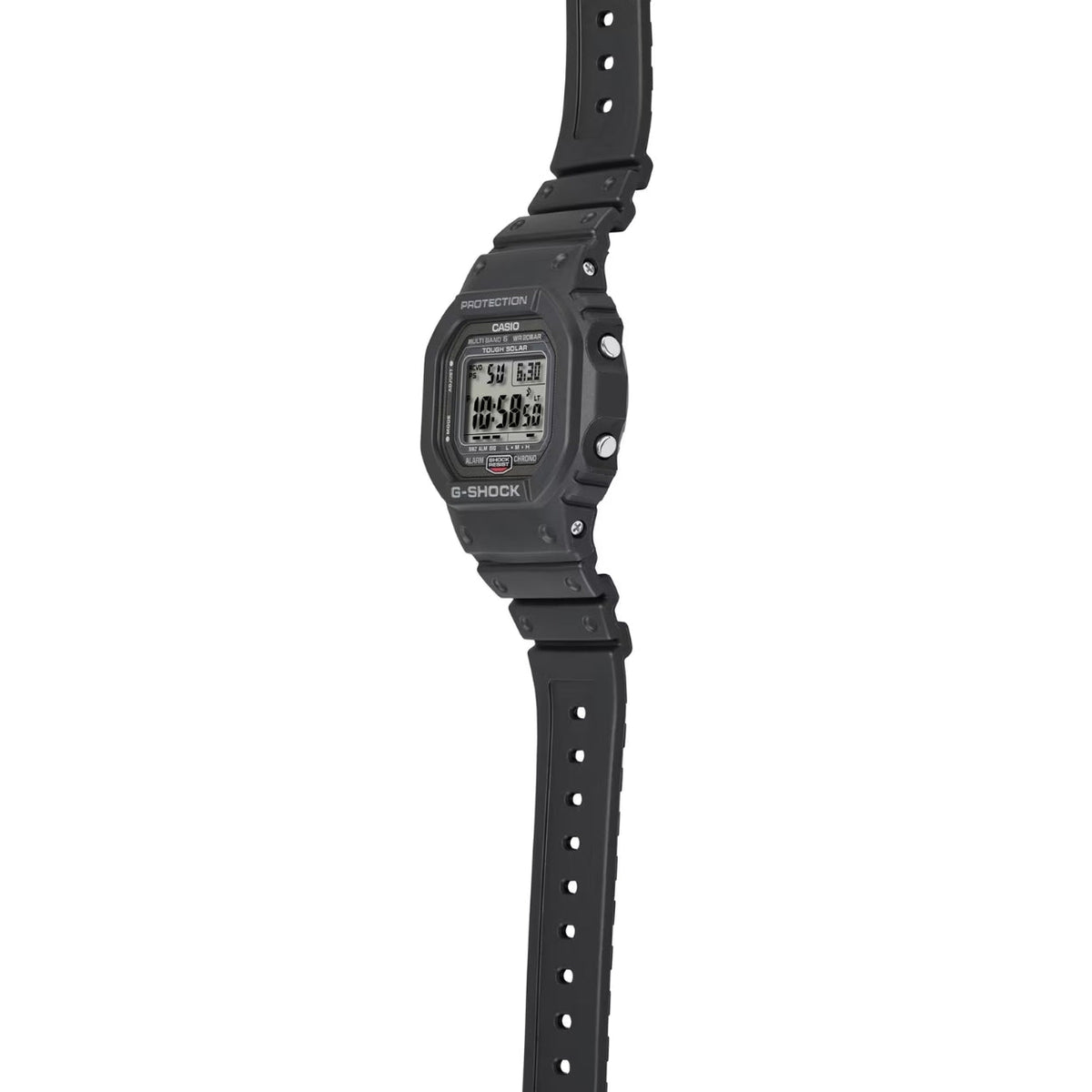 Casio G-Shock GW-5000U-1ER digital herrklocka med svart urtavla och armband i resin