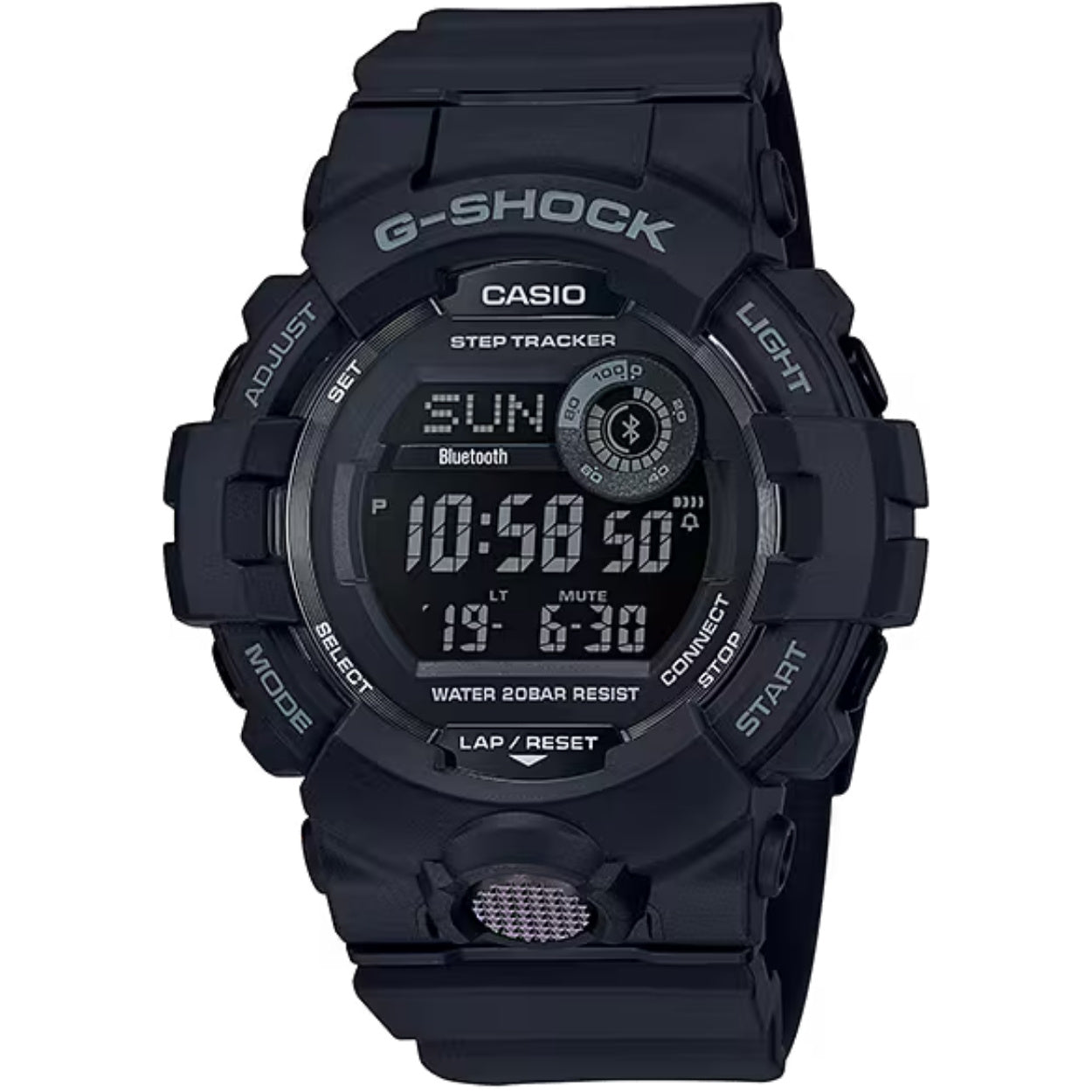 Casio G-Shock GBD-800-1BER digital herrklocka med svart urtavla och armband i resin