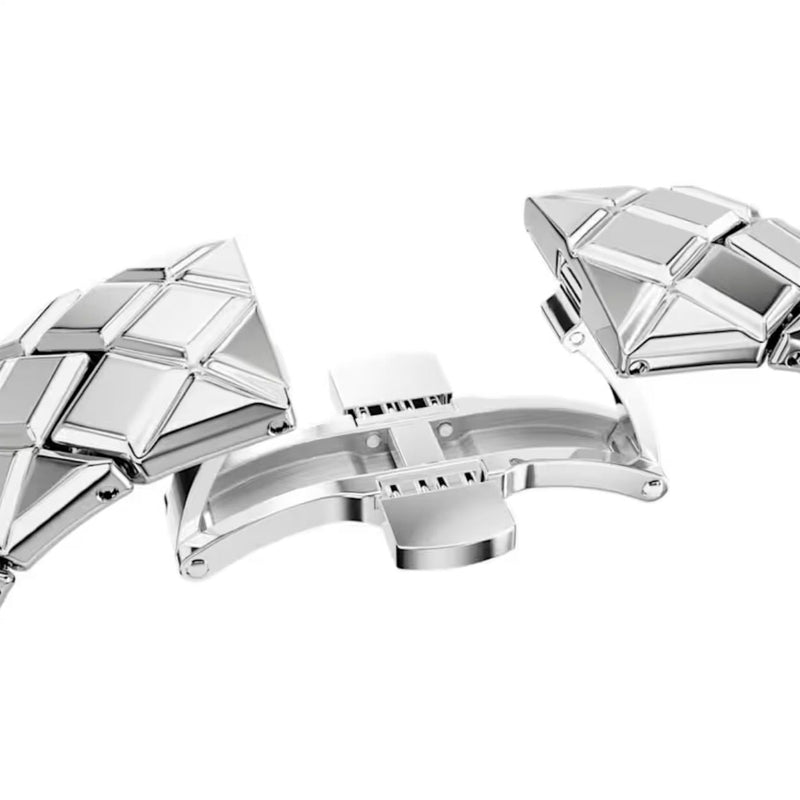 Swarovski Curiosa bangle 5724515 analog damklocka med silver urtavla och armband i rostfritt stål