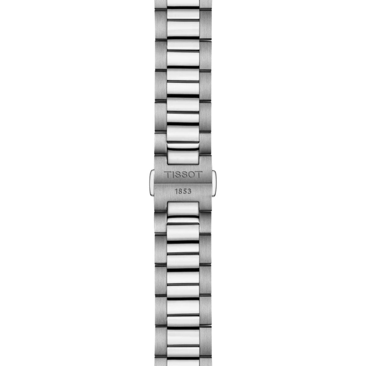 Tissot PR 100 T150.410.11.081.00 analog herrklocka med grå urtavla och armband i rostfritt stål