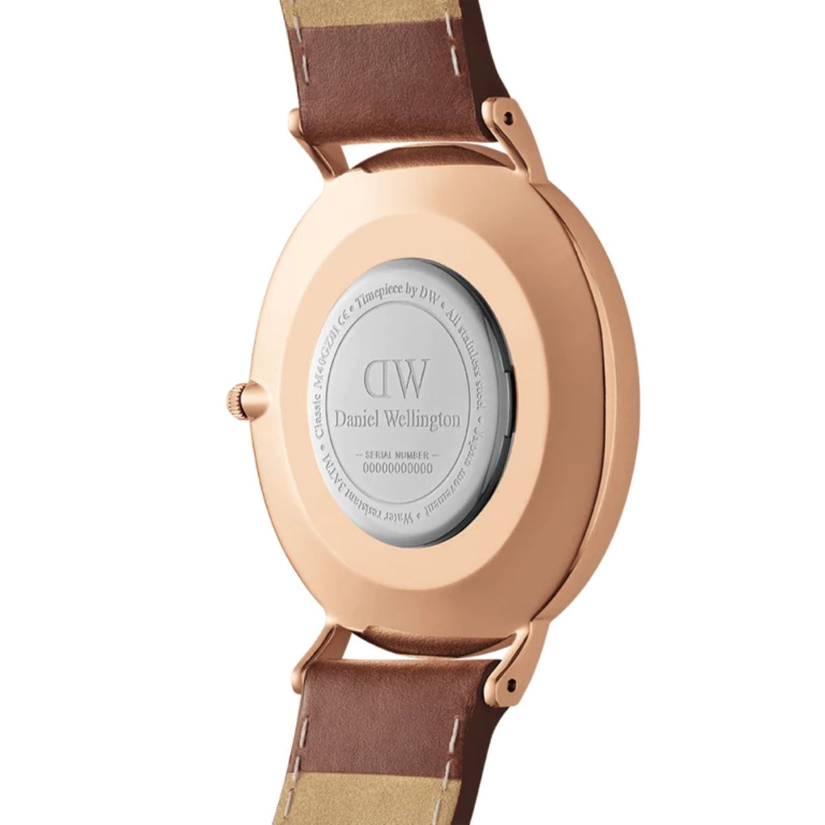 Daniel Wellington St Mawes Arctic DW00100626 analog herrklocka med blå urtavla och armband i läder