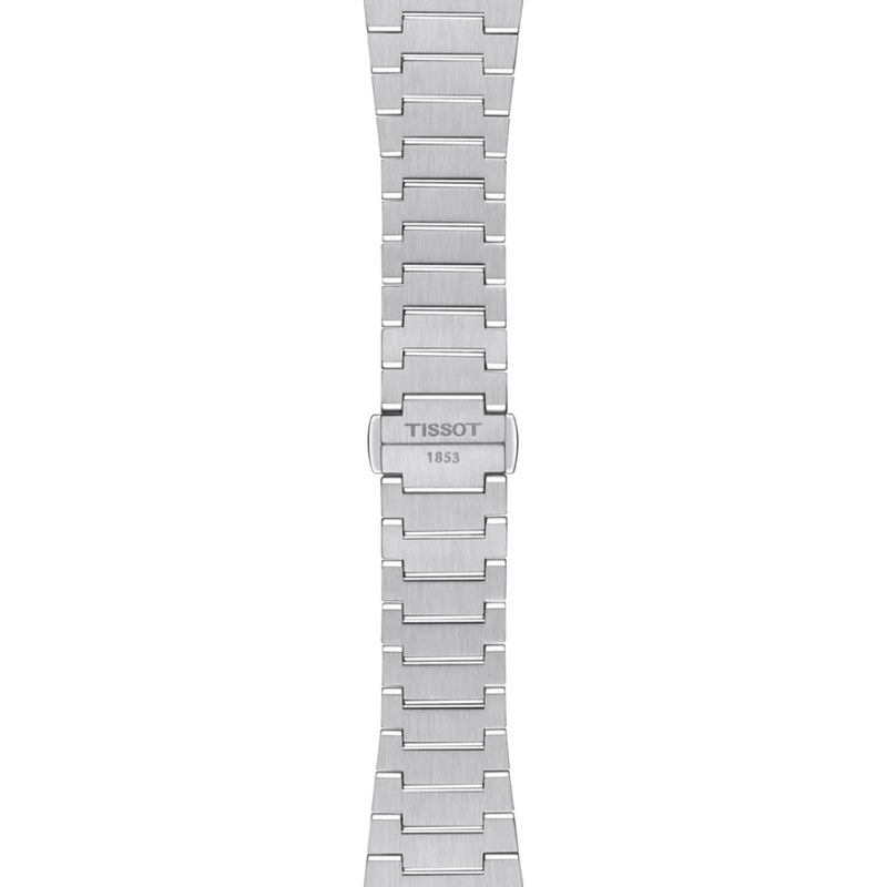 Tissot PRX 35mm T137.210.11.351.00 analog unisexklocka med blå urtavla och armband i rostfritt stål