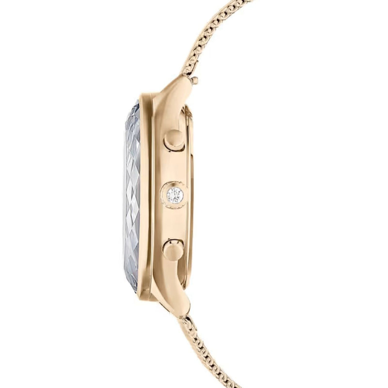 Swarovski Nova chrono 5677500 analog damklocka med vit urtavla och armband i rostfritt stål