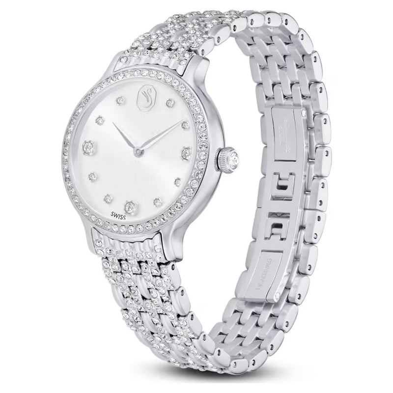 Swarovski Imber 5693634 analog damklocka med silver urtavla och armband i rostfritt stål