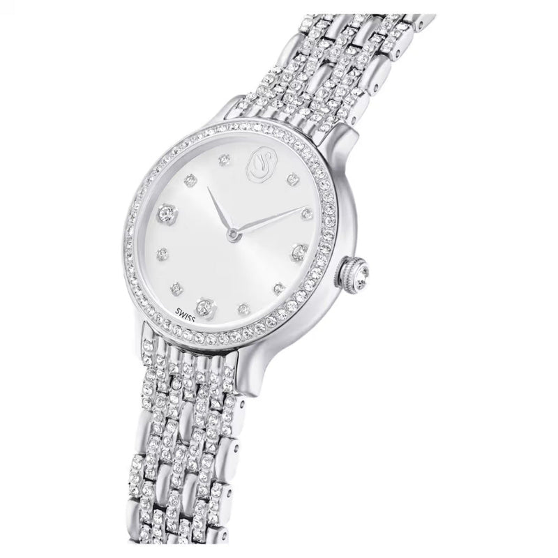 Swarovski Imber 5693634 analog damklocka med silver urtavla och armband i rostfritt stål