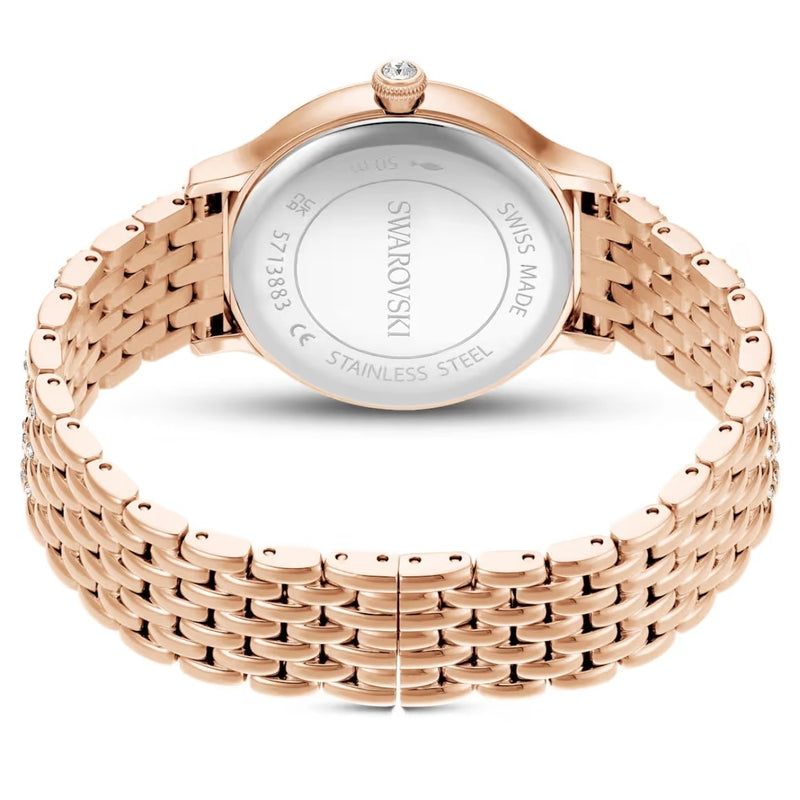 Swarovski Imber 5713883 analog damklocka med roséguld urtavla och armband i rostfritt stål