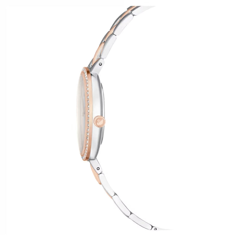 Swarovski Cosmopolitan 5644081 analog damklocka med silver urtavla och armband i rostfritt stål