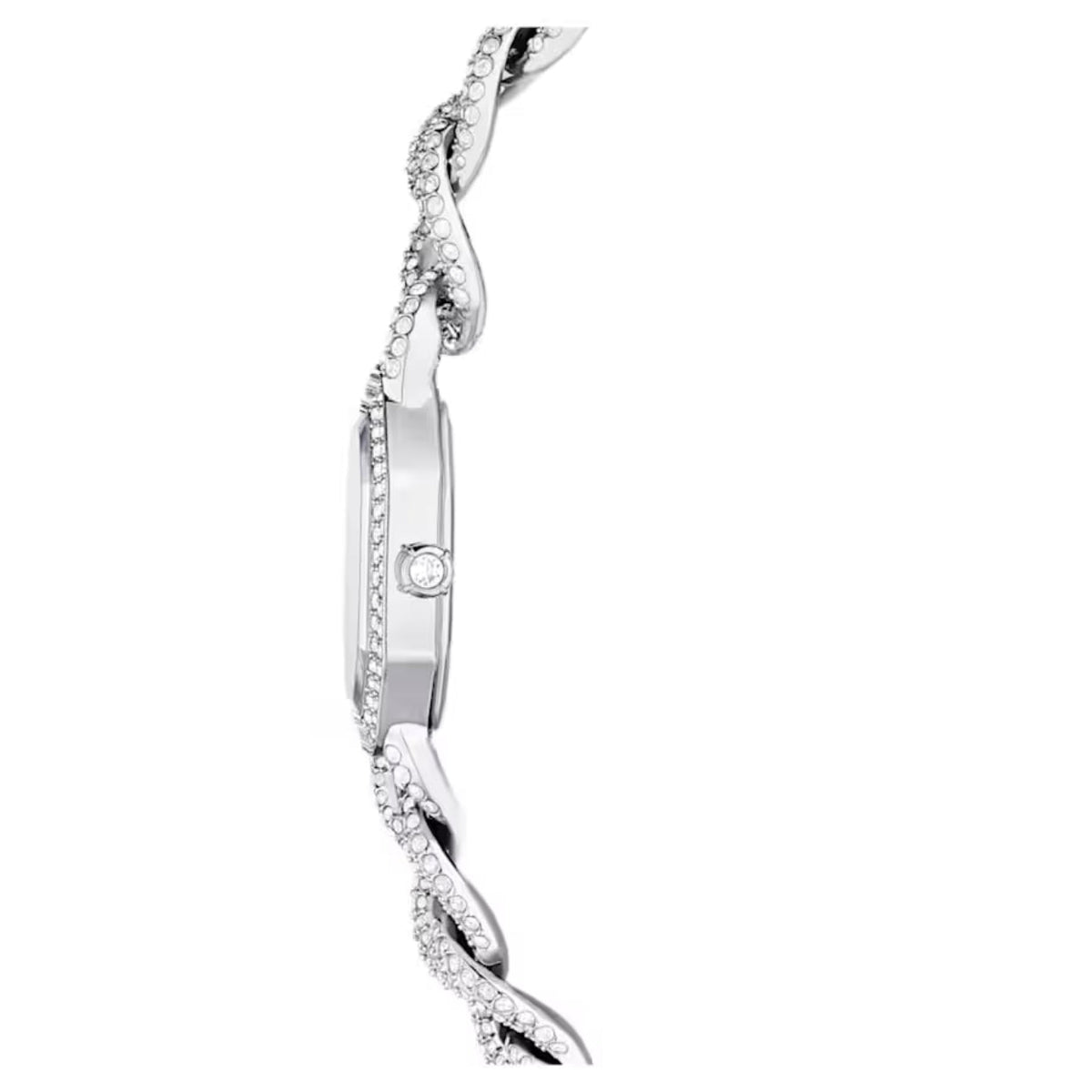 Swarovski Dextera chain 5668899 analog damklocka med silver urtavla och armband i rostfritt stål