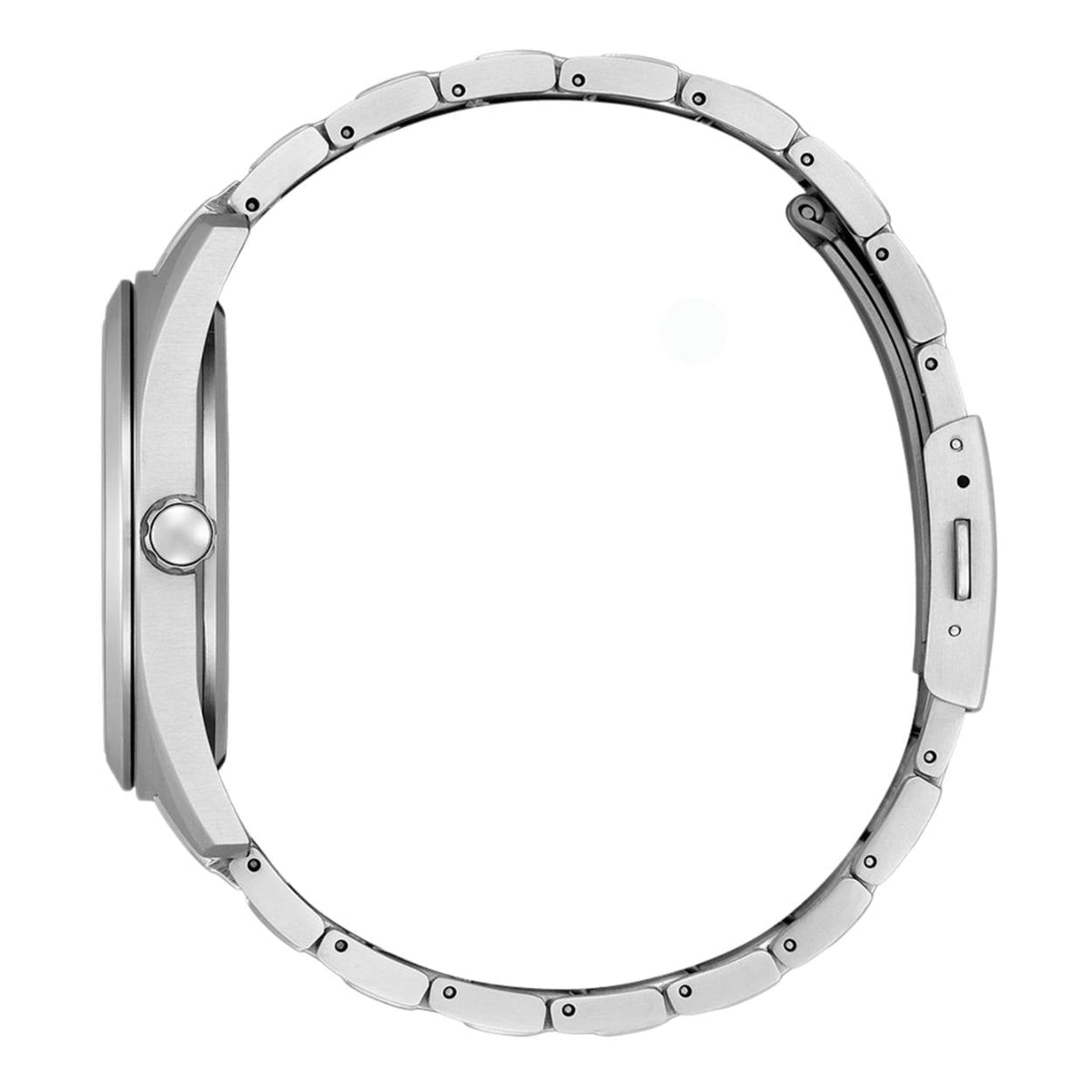 Citizen Super Titanium AW1641-81X analog herrklocka med grön urtavla och armband i titan