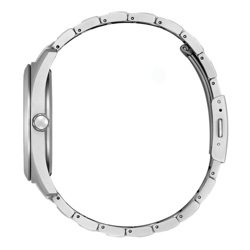 Citizen Super Titanium AW1641-81X analog herrklocka med grön urtavla och armband i titan