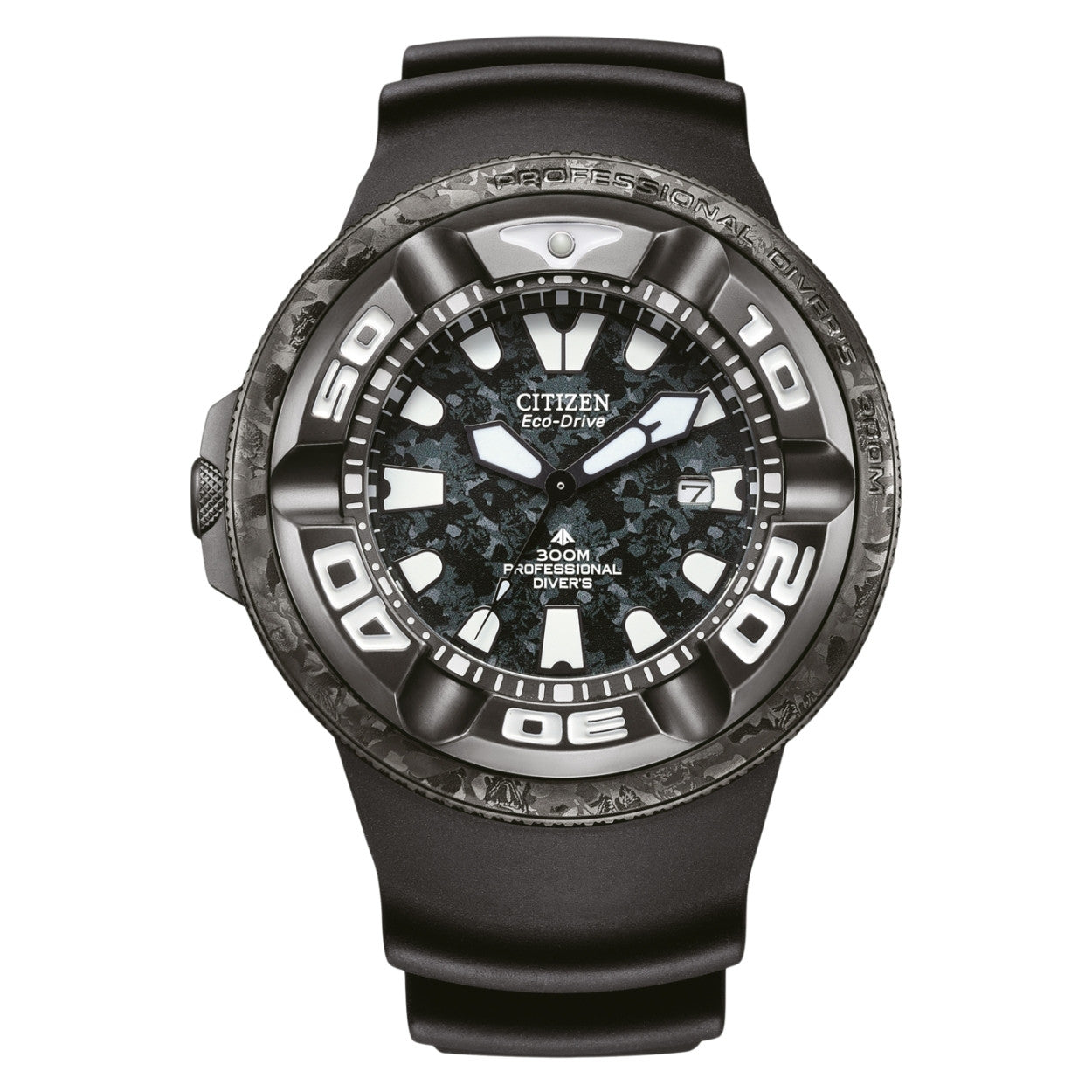 Citizen Promaster Godzilla Limited Edition BJ8056-01E analog herrklocka med grå urtavla och armband i silikon