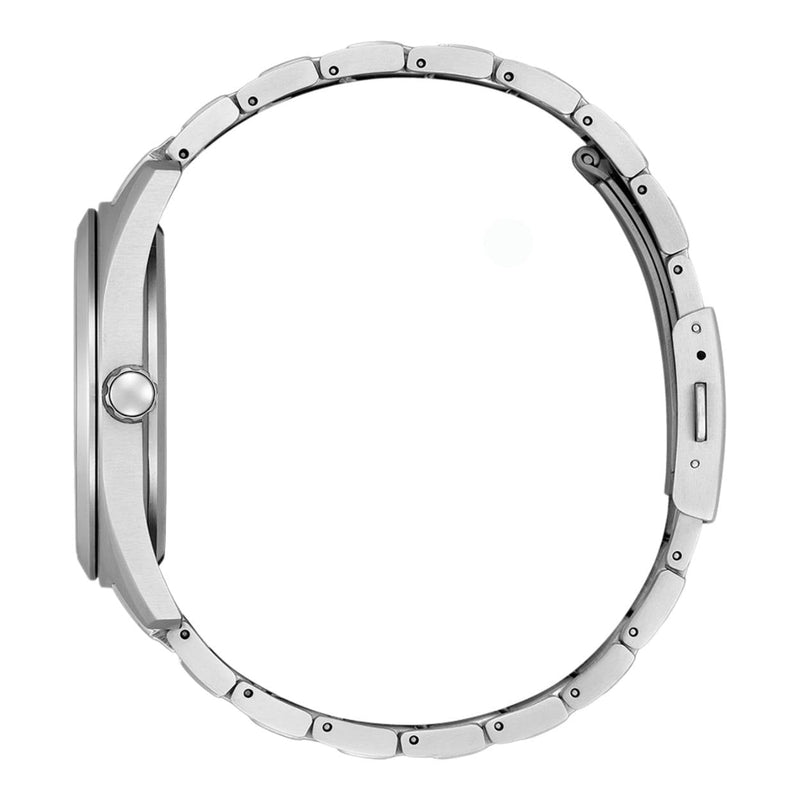 Citizen Super Titanium AW1641-81L analog herrklocka med blå urtavla och armband i titan