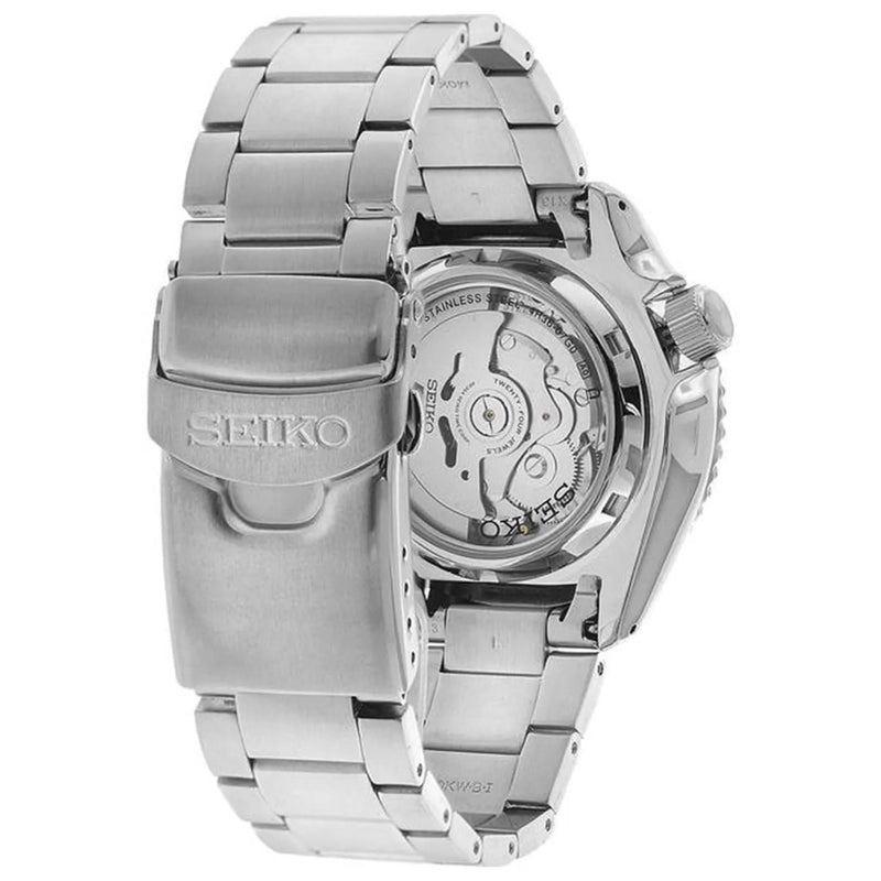 Seiko 5 Sports Automatic SRPD61K1 analog herrklocka med grön urtavla och armband i rostfritt stål