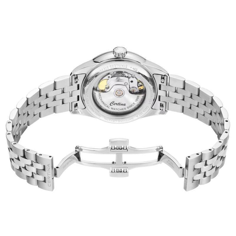 Certina DS-1 C029.207.11.041.00 analog unisexklocka med blå urtavla och armband i rostfritt stål