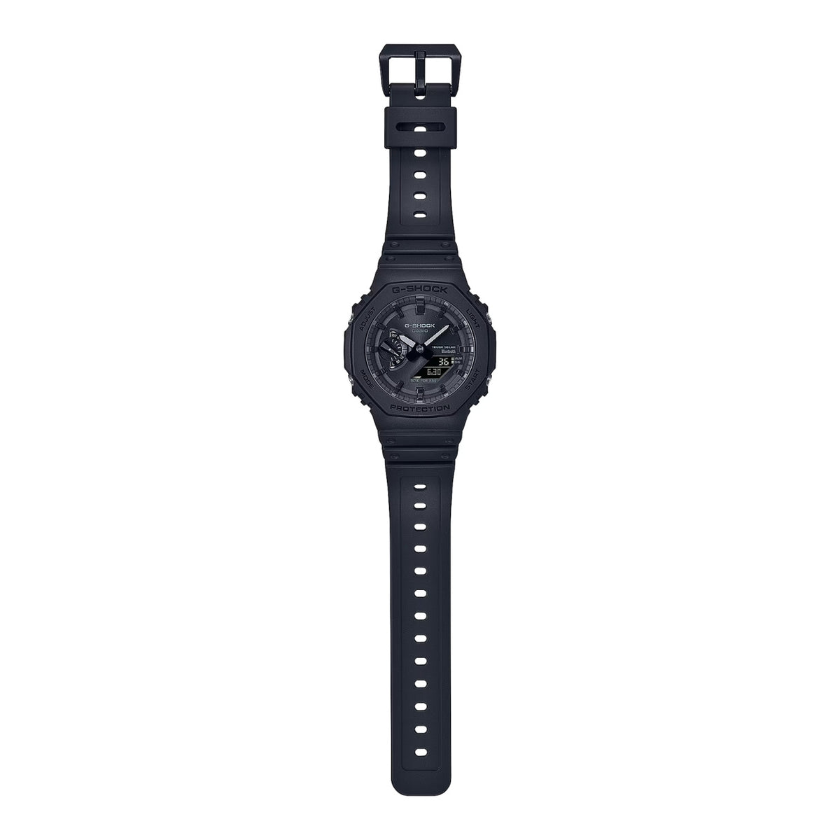 Casio G-shock GA-B2100-1A1ER ana-digi herrklocka med svart urtavla och armband i resin