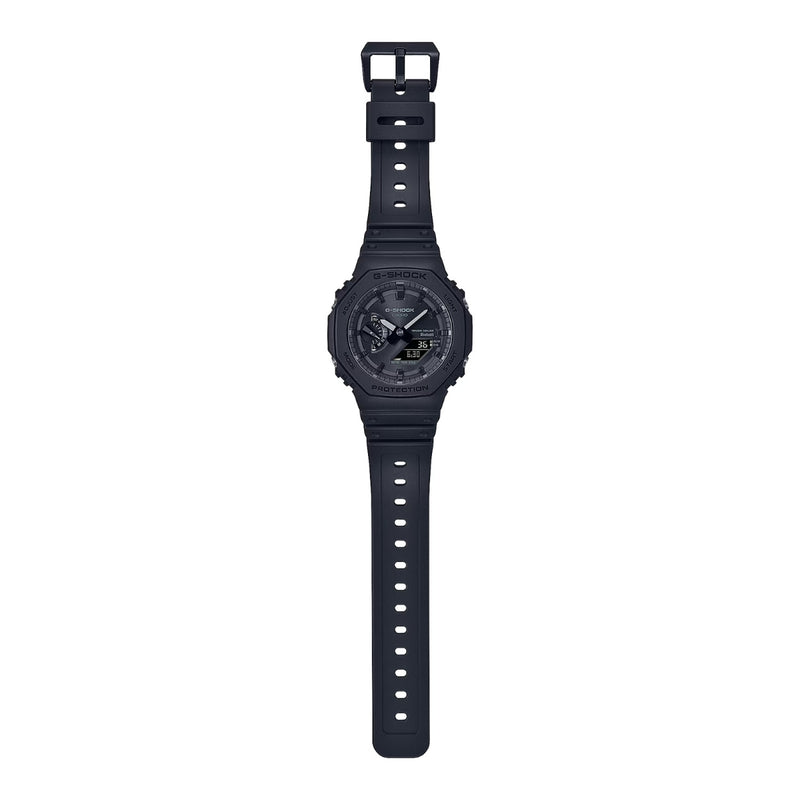 Casio G-shock GA-B2100-1A1ER ana-digi herrklocka med svart urtavla och armband i resin