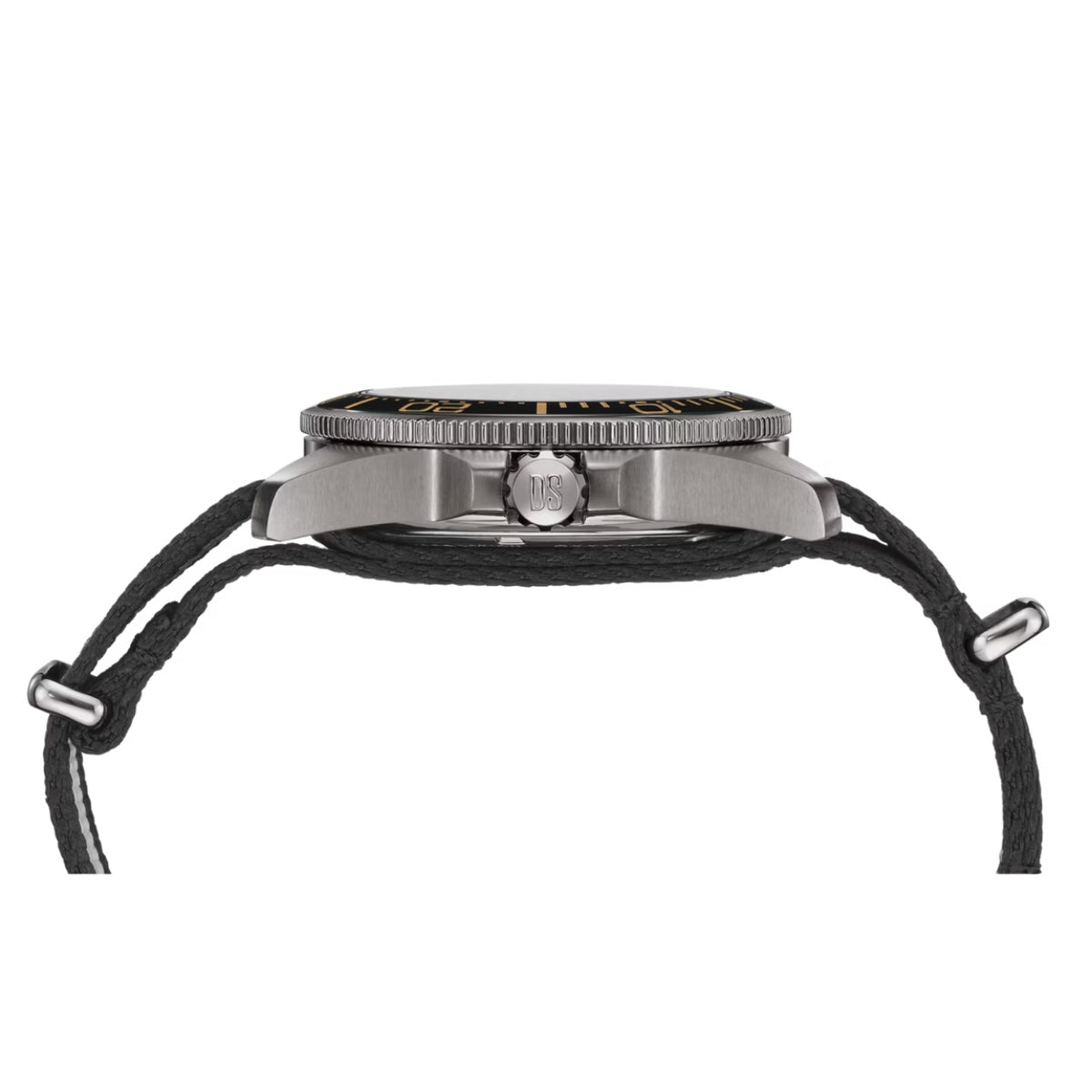 Certina DS Action Diver Powermatic 80 C032.607.48.051.00 analog herrklocka med flerfärgad urtavla och armband i textil