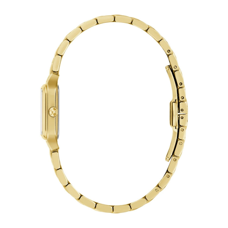 Bulova Sutton 97L191 analog damklocka med guld urtavla och armband i rostfritt stål