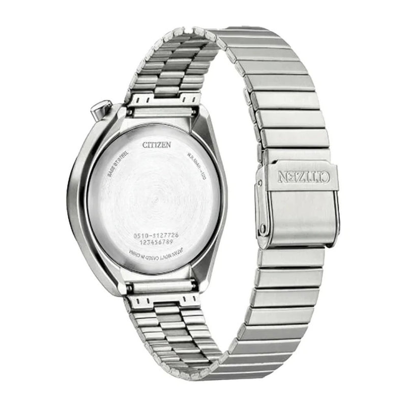 Citizen Bullhead Challenge Timer AN3660-81A analog herrklocka med flerfärgad urtavla och armband i rostfritt stål