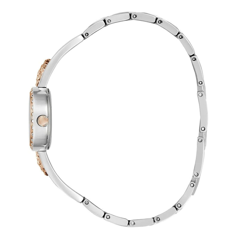 Guess Chole Damklocka GW0756L3 analog damklocka med silver urtavla och armband i rostfritt stål