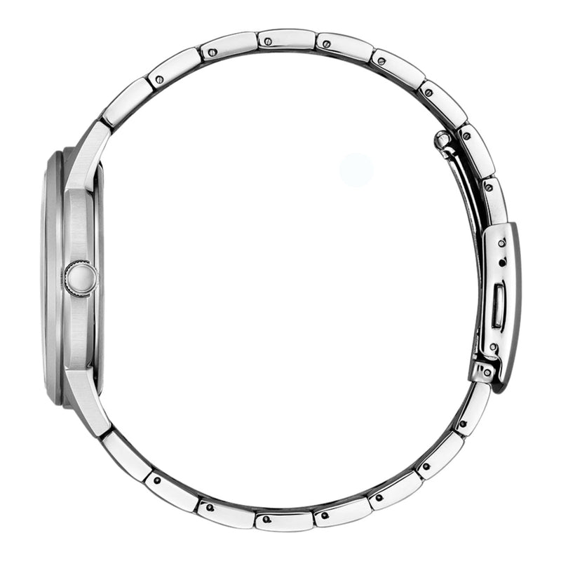Citizen Classic AW0100-86LE analog herrklocka med blå urtavla och armband i rostfritt stål