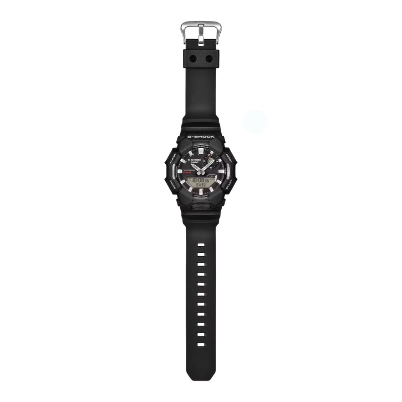 Casio G-Shock GA-B010-1AER analog herrklocka med svart urtavla och armband i resin