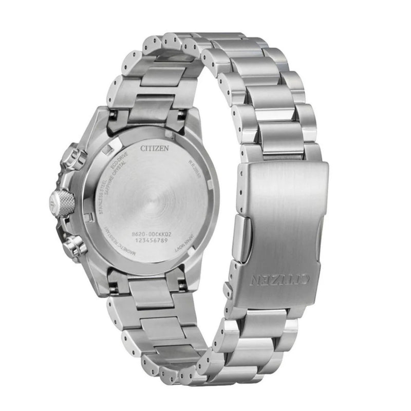 Citizen Promaster Sky CA4664-60E analog herrklocka med svart urtavla och armband i rostfritt stål